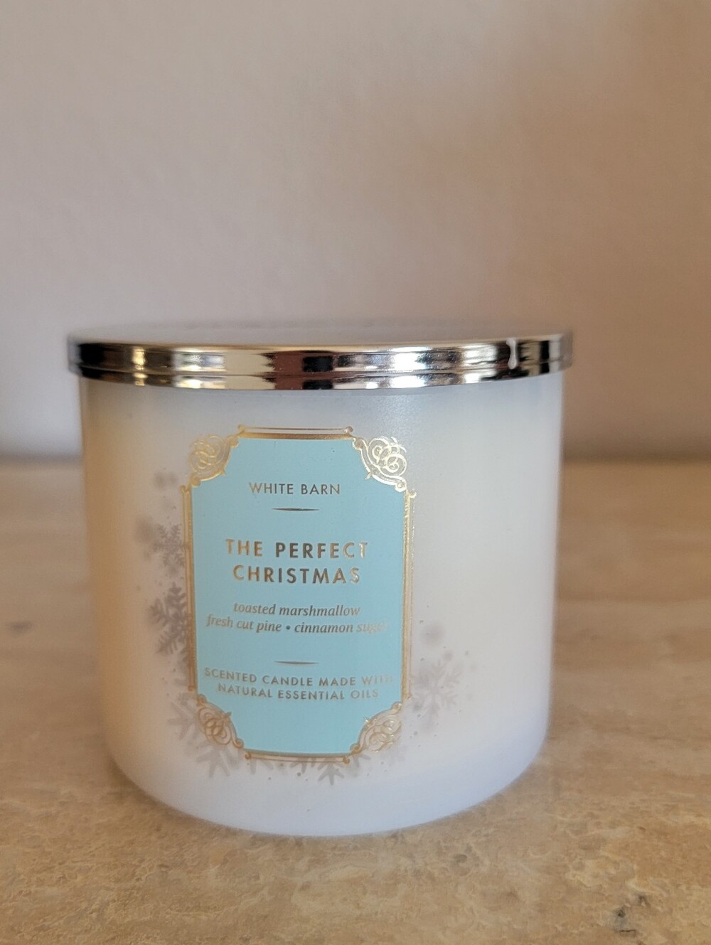 Bath & Body Works The Perfect Christmas 3-Wick Candle 14 oz NEW